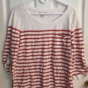 Banana Republic Cream Knit Top